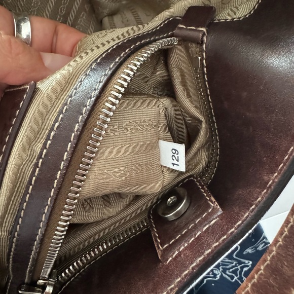 Authentic Prada shoulder bag, Canapa logo, Jaquard canvas - Picture 4 of 10